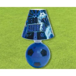 LAMPADA PALLONE NERO E AZZURRO