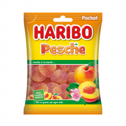 Pesche Gommose Haribo (1Kg)