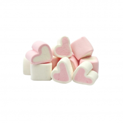 MARSHMALLOW CUORI ROSA E...