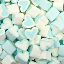 MARSHMALLOW CUORI AZZURRI E...