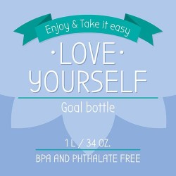 Bottiglia Goals Bottle, Love Yourself - LEGAMI